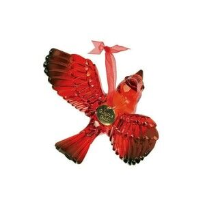 Dept.56 Facets 6005371 RED CARDINAL Acrylic Hanging Ornament